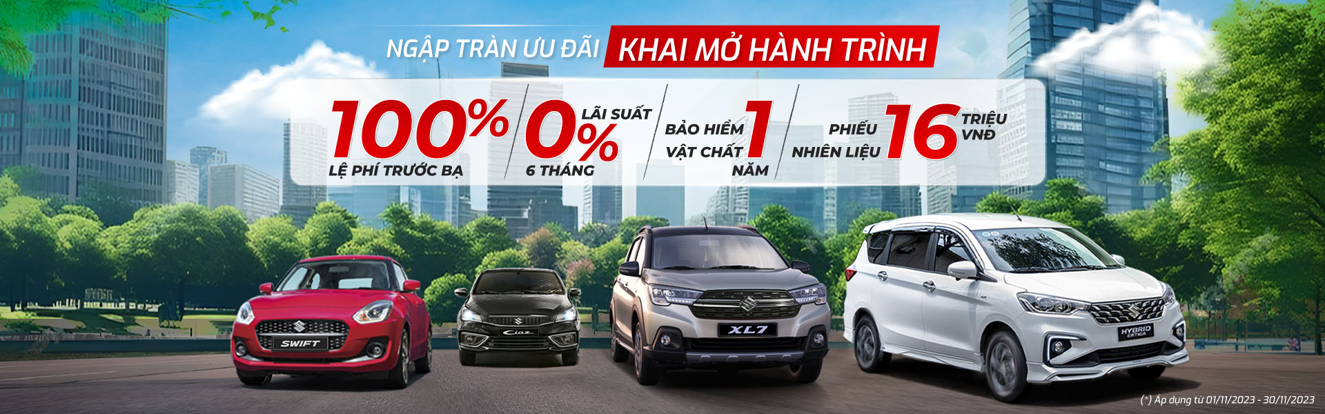 Suzuki biên hòa ưu đãi tháng 11